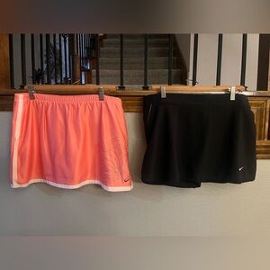 2 Nike Women's athletic skirts
